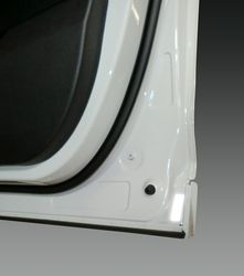 Reflektierende Aufkleber auf einer Karte Reflektierende Aufkleber auf einer Karte